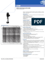 130508-100817-EVertical Multistage Centrifugal Electric Pumps Available in Various Versions: Cast Iron (EVMG), AISI 304 Stainless Steel (EVM), AISI 316 Stainless Steel (EVML) .VM - Eng