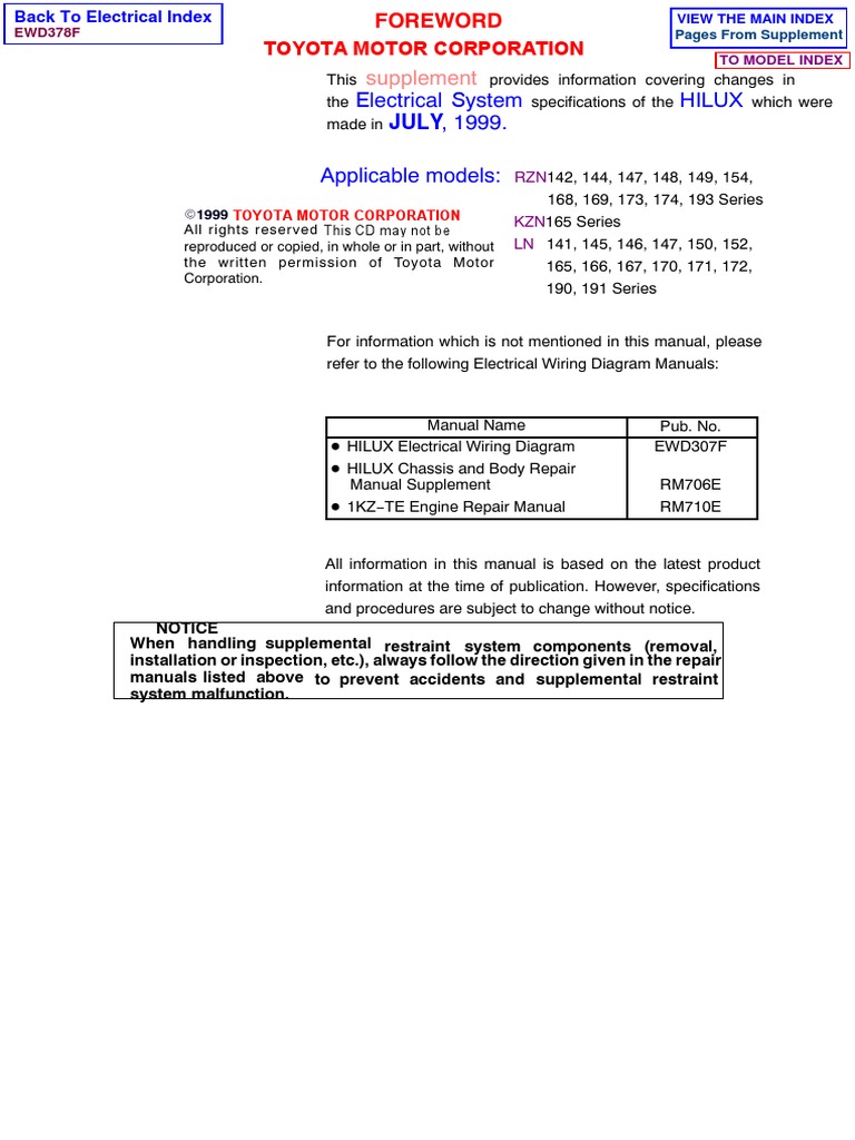Hilux Electricalsup Ewd378f Anti Lock Braking System Electrical Connector