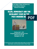 Islam Democracy and The Secularist State - CSID