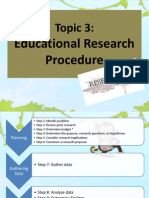 Educational Research Procedure Editted