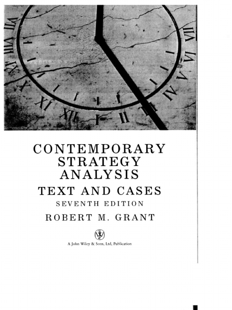 Contemporary Strategy Analysis By Robert Grant Pdf Download