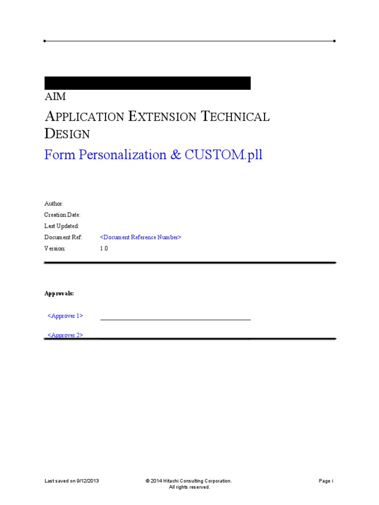 Form Personalization - 7 - Form Personalization and CUSTOMpll | PDF ...