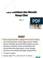 Cara Membaca Dan Menulis Resep Obat-Vanda