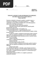 Tematica Instruire Ssm Decizii Instructaj2013