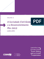 A sociedade civil global e o desenvolvimento pós-2015