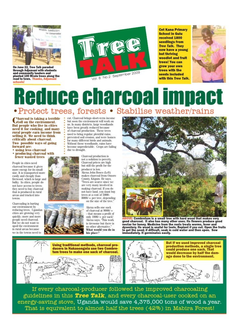 Tree Talk, September 2009 | PDF | Charcoal | Trees