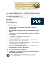 Ensino de Matemática PDF