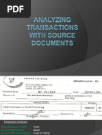 Analyzing Transaction Through Source Documents