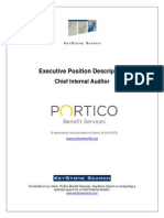 Position Profile, Chief Internal Auditor, Portico