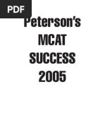 Download MCAT-Petersons MCAT Success by Simona Silea SN204219654 doc pdf