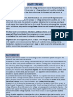 Reactive Power