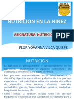 Nutricion en La Niñez