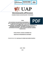 APLICACIÓN DE UNA MATRIZ DE ESCENARIOS Y SU INFLUENCIA EN LA CONSTRUCCIÓN DE BASES DE DATOS RELACIONALES POR PARTE DE LOS ALUMNOS DEL V CICLO DE LA ESCUELA PROFESIONAL DE INGENIERÍA INFORMÁTICA DE LA FACULTAD DE INGENIERÍA INDUSTRIAL, SISTEMAS E INFORMÁTICA DE LA UNIVERSIDAD NACIONAL JOSÉ FAUSTINO SÁNCHEZ CARRIÓN - HUACHO-2012