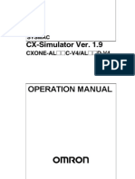 W366-E1-11 CX-Simulator V1.9 Operation Manual