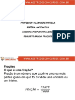 Matemática - Frações, Proporcionalidade e Teoria de Conjuntos