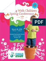 2014 Growing With Children & Director's Chair Conferences  Registration Brochure 