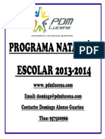 Proyecto Natacion Escolar PDF