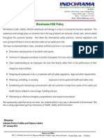 Warehouse HSE Policy Summary