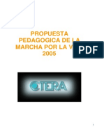 Propuesta Pedagogica Marcha Por La Vida