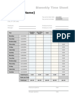 Biweekly Time Sheet1