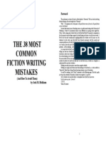 38 Most Common Fiction Writing Mistakes - Jack M Bickham