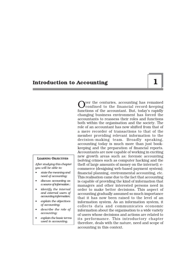 Chap 1 Final | PDF | Expense | Debits And Credits