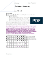 Computing Revision - Numeracy