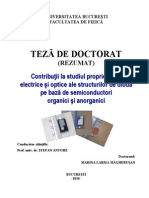 Rezumat Teza Doctorat