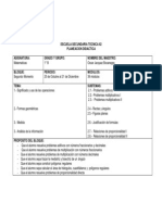 Planeaciones 1er Grado Segundo Bloque Matematicas