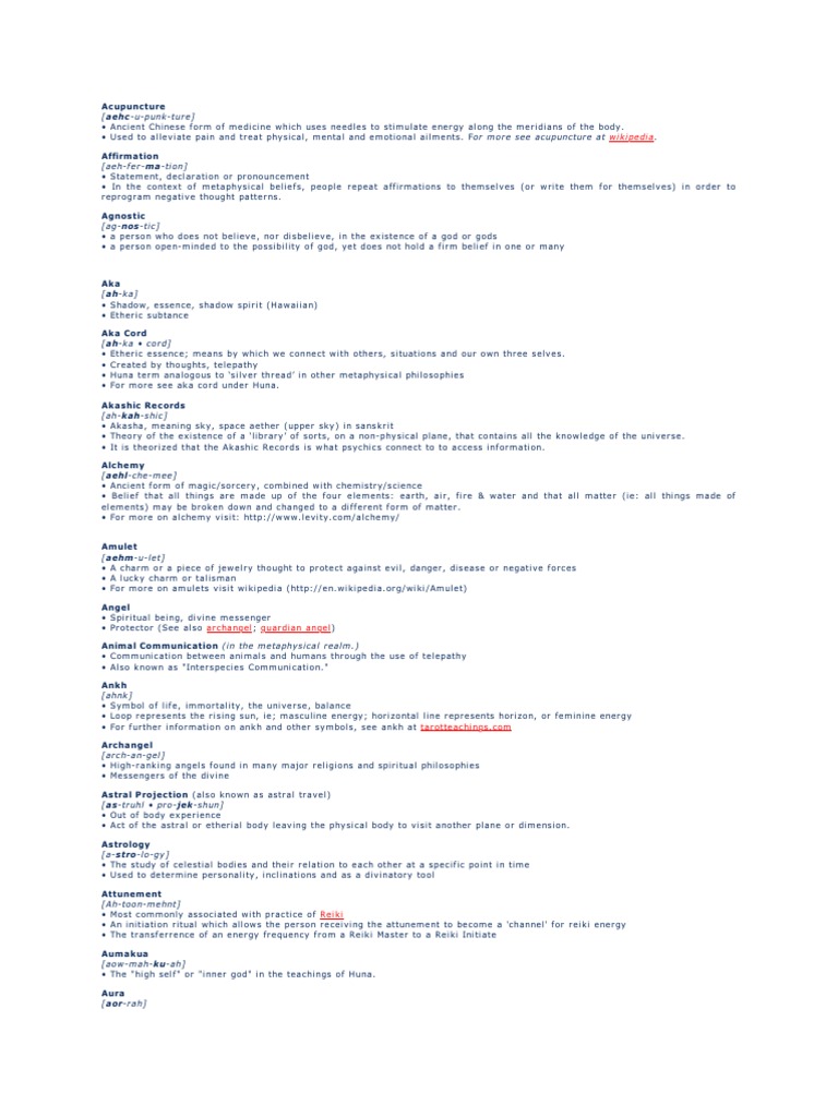 METAPHYSICAL MEANING DEFINITION intelligence overview