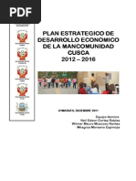 Plan Des Arrollo Economic Ocus CA