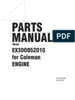 Coleman Powermate 6520-Subaru Robins EX300D52010 Parts Manual