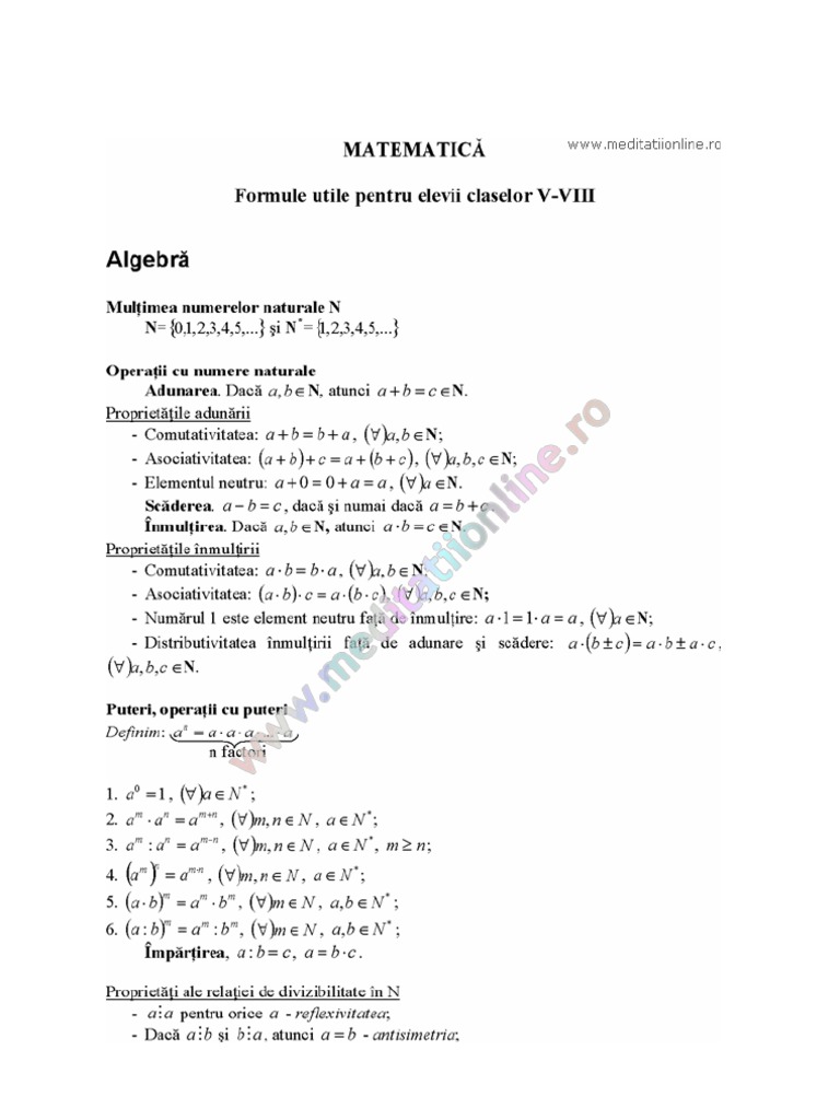 Formule Mate | PDF