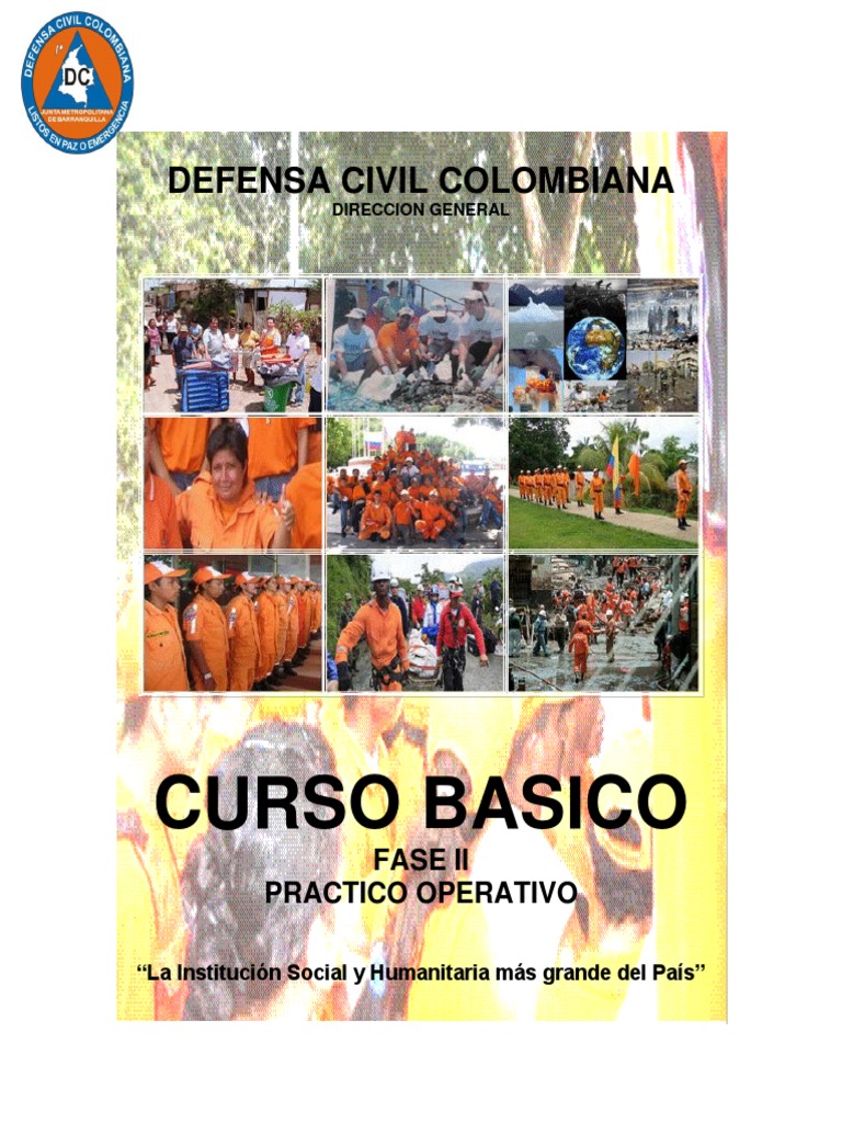 Curso Basico Defensa Civil Colombiana Material De Referencia Fase 2 Colombia Derechos Humanos
