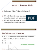 Simple Symmetric Random Walk: Reference: Feller, Volume I, Chapter 3