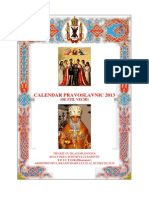 Calendar Ortodox de Stil Vechi 2013