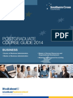 Business Postgraduate Course Brochure (2014)