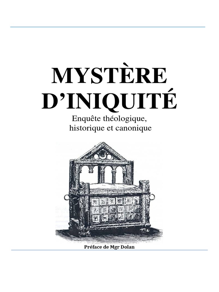 Enquête sur le mystère d'iniquité | PDF | Pape | IIe concile œcuménique ...