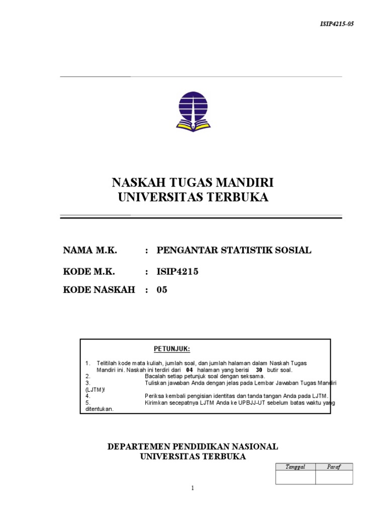 Contoh Soal Dan Jawaban Pengantar Statistik Sosial Ilmu Contoh Soal Dan Jawaban Pengantar Statistik Sosial Ilmu