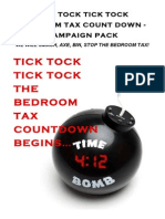 Tick Tock Tick Tock THE Bedroom TAX Countdown Begins