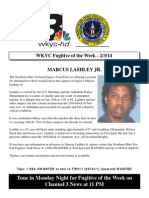 Fugitive of The Week: Marcus Lashley