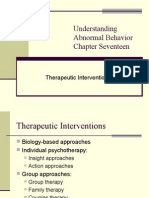 Understanding Abnormal Behavior Chapter Seventeen