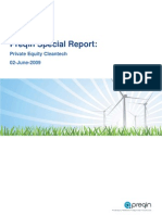 Preqin Cleantech Report