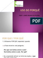 Uso do Porquê