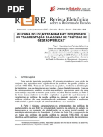 Reforma Do Estado-HUMBERTO MARTINS