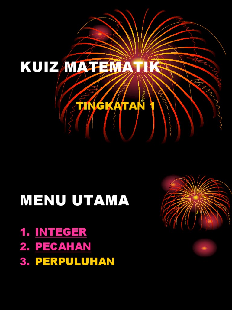 Kuiz Matematik Pdf