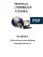 Proposal Usaha Warnet