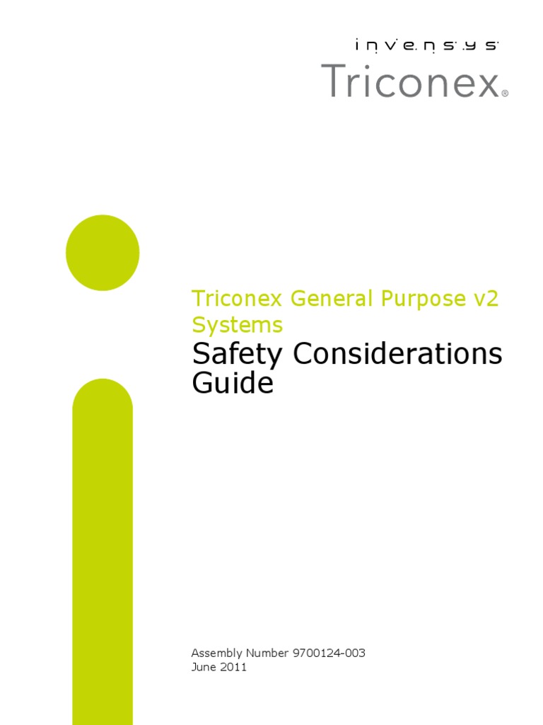 Safety Considerations Guide Tri-GP v2 Systems | PDF | Risk Management ...