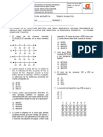 Evaluación Numeros Naturales