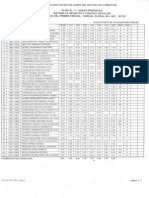 Calificaciones Parcial 1